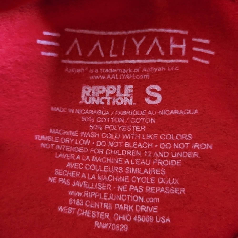 Aaliyah Babygirl Red Hoodie - Picture 4 of 4
